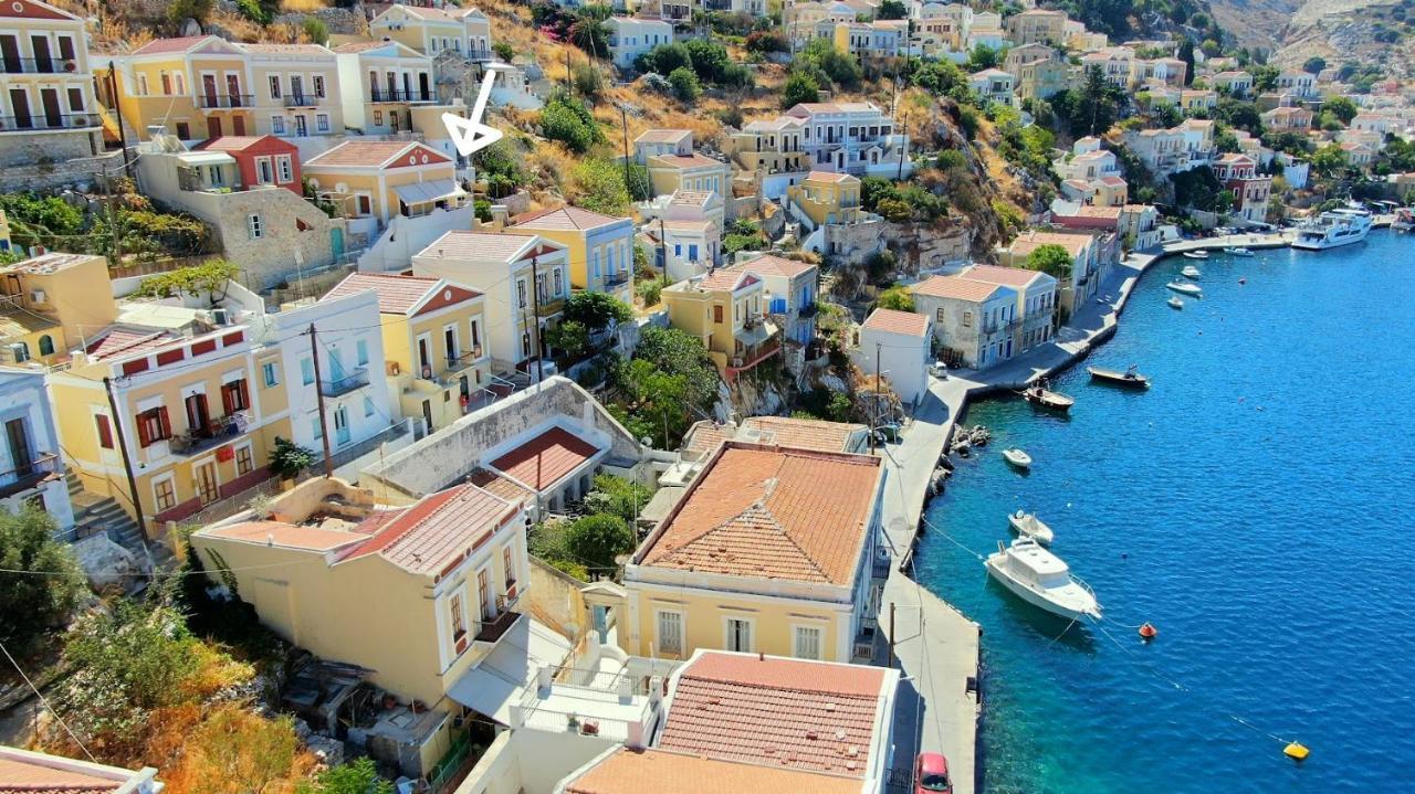 Pitini Nikos House Villa Symi Exterior photo