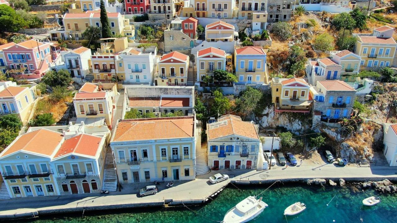 Pitini Nikos House Villa Symi Exterior photo